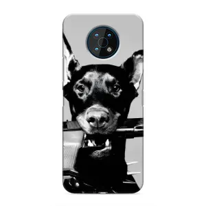 Чехол ДОБЕРМАН для Nokia G50 (Опасный доберман)
