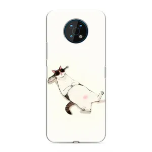 Чехол на тематику: Коты для Nokia G50 (Отдых)