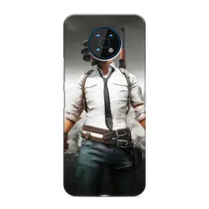 Силиконовый чехол с картинкой "Герой Pubg" на Nokia G50 (Пабг)