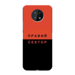 Чехлы УПА (Красно-Чёрный) на Nokia G50 (Правый Серктор)