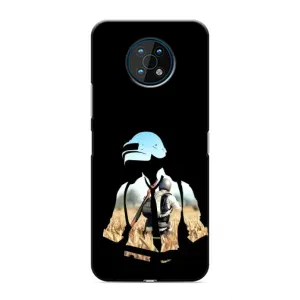 Силиконовый чехол с картинкой "Герой Pubg" на Nokia G50 (Пубг мен)