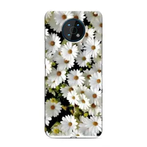 Чехол с ромашками на Nokia G50 (Рамка в ромашках)