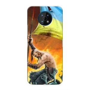 Чехол с картинкой (Патриотический КОЗАК) на Nokia G50 (Сильный Козак)