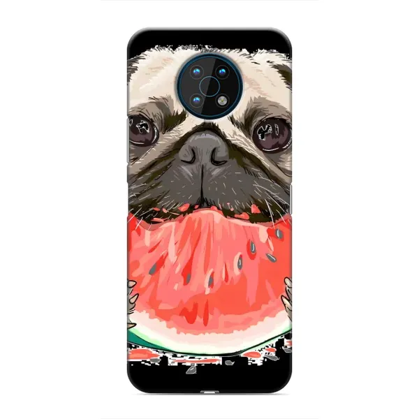 Чехол с рисунком «Смешной Мопс» для Nokia G50 Чехол с рисунком «Смешной Мопс» для Nokia G50