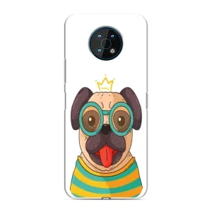 Бампер для Nokia G50 с картинкой "Песики" (Собака Король)