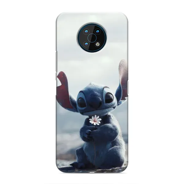 Чехол с рисунком «Стич с цветочком» для Nokia G50 Чехол с рисунком «Стич с цветочком» для Nokia G50