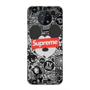 Чехол с Брендами одежды на Нокиа Джи 50 (Supreme Маус)