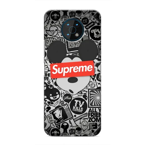Чохол з малюнком «Supreme Маус» для Nokia G50 Чохол з малюнком «Supreme Маус» для Nokia G50