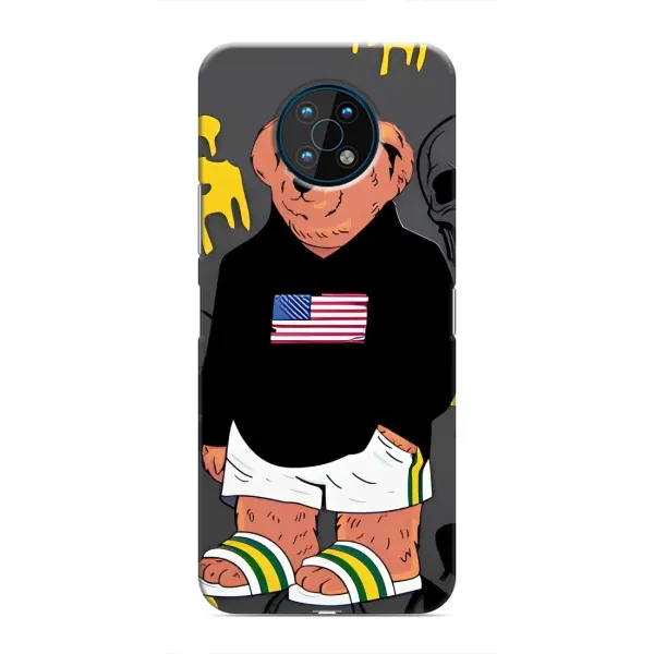 Чехол с рисунком «Teddy USA» для Nokia G50 Чехол с рисунком «Teddy USA» для Nokia G50