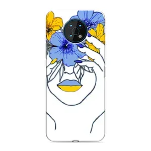 Чехол на Nokia G50 Украинский дизайн (Украинка на всю голову)
