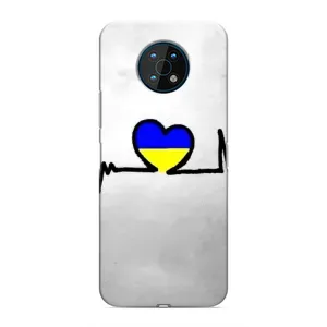 Силіконовий Чохол на Nokia G50 (Я-Україна) (Українська кардіограма)