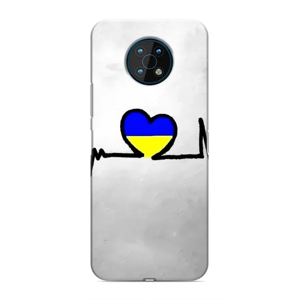 Чехол с рисунком «Украинская кардиограмма» для Nokia G50 Чехол с рисунком «Украинская кардиограмма» для Nokia G50