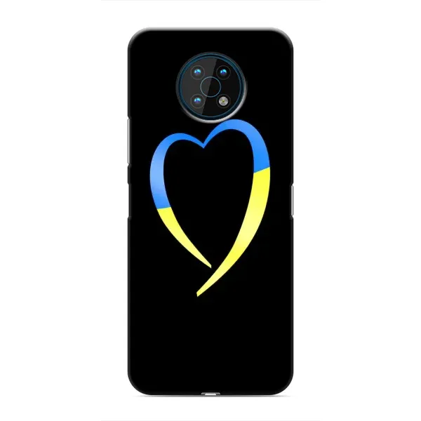 Чехол с рисунком «Украинское сердце» для Nokia G50 Чехол с рисунком «Украинское сердце» для Nokia G50