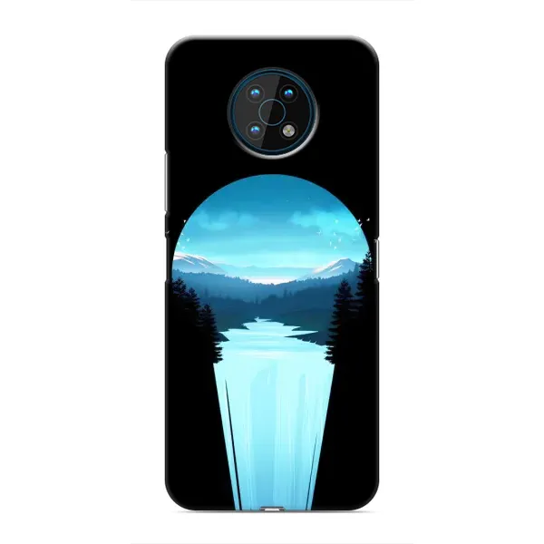 Чехол с рисунком «Синий Водопад» для Nokia G50 Чехол с рисунком «Синий Водопад» для Nokia G50