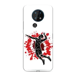 Чехлы с принтом Спортивная тематика для Nokia G50 (Волейболист)