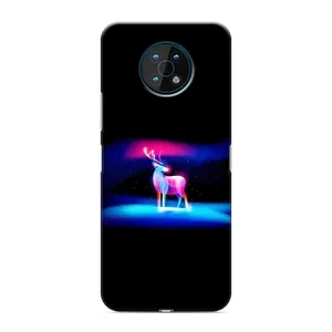 Силиконовый бампер с картинкой животных для Nokia G50 (Яркий олень)