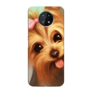Чехол (ТПУ) Милые собачки для Nokia G50 (Йоршенский терьер)