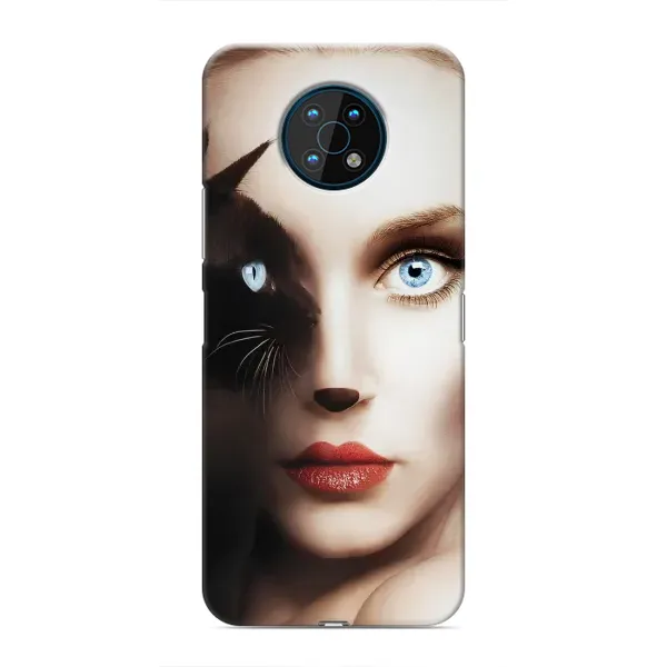 Чехол с рисунком «Женщина кошка» для Nokia G50 Чехол с рисунком «Женщина кошка» для Nokia G50