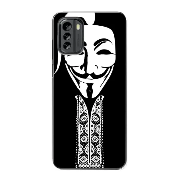 Чехол с рисунком «Анонимус» для Nokia G60