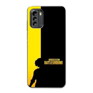 Чехол (TPU) с картинкой "Лого Пабг" на Нокиа Джи 60 (Battlegrounds)