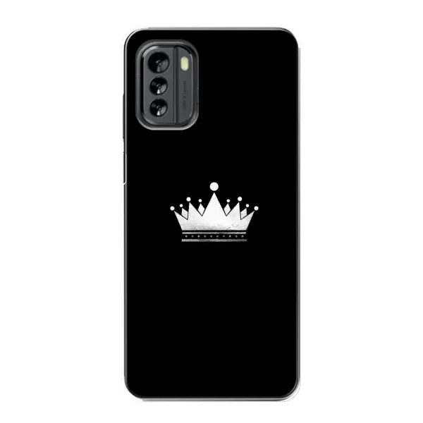 Чехол с рисунком «Белая корона» для Nokia G60 Чехол с рисунком «Белая корона» для Nokia G60