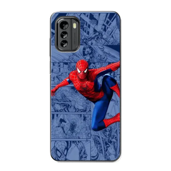 Чехол с рисунком «Человек Паук» для Nokia G60
