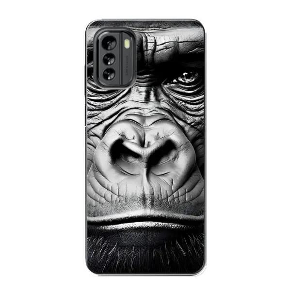 Чехол с рисунком «Черная обезьяна» для Nokia G60 Чехол с рисунком «Черная обезьяна» для Nokia G60