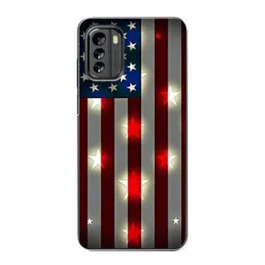 Чехол Флаг USA для Nokia G60 (Флаг США 2)