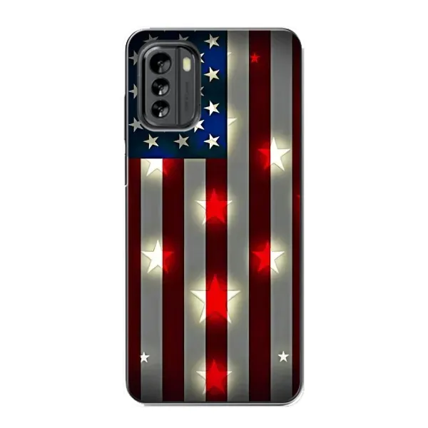 Чехол с рисунком «Флаг США 2» для Nokia G60 Чехол с рисунком «Флаг США 2» для Nokia G60