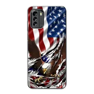 Чехол Флаг USA для Nokia G60 (Флаг USA)