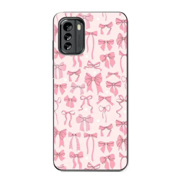 Чехол с рисунком «Фон бантики» для Nokia G60 Чехол с рисунком «Фон бантики» для Nokia G60