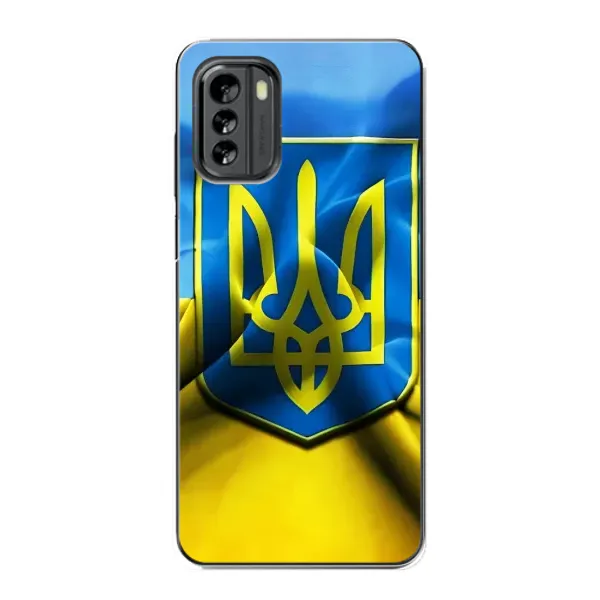 Чехол с рисунком «Герб и Флаг Украины» для Nokia G60 Чехол с рисунком «Герб и Флаг Украины» для Nokia G60
