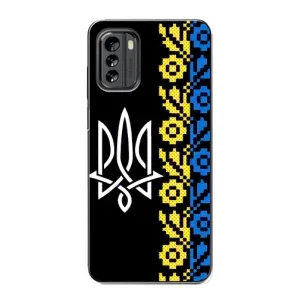 Силіконовый Чохол на Nokia G60 (Герб и вишиванка)