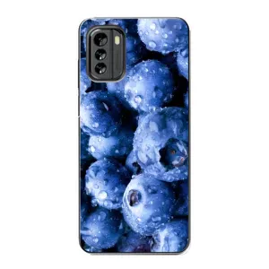 Чехол с изображением вкусной еды для Nokia G60 (Голубика)