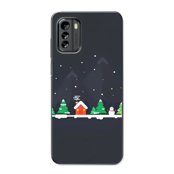 Чехол с рисунком «Город зимний» для Nokia G60 Чехол с рисунком «Город зимний» для Nokia G60
