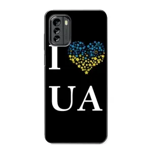Силіконовий Чохол на Nokia G60 (Я-Україна) (I Love UA)