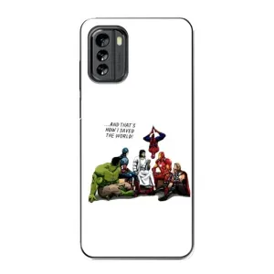 Чехлы для Nokia G60 (Для Христиан) (Иисус супергерой)