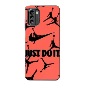 Силиконовый Чехол Nike Air Jordan на Нокиа Джи 60 (Just Do It)