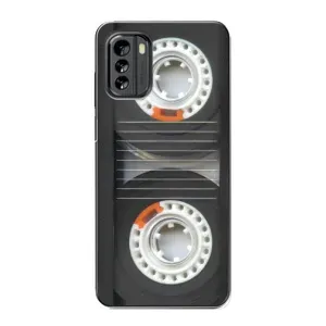Чехол с Прикольным принтом на Nokia G60 (Кассета магнитофона)