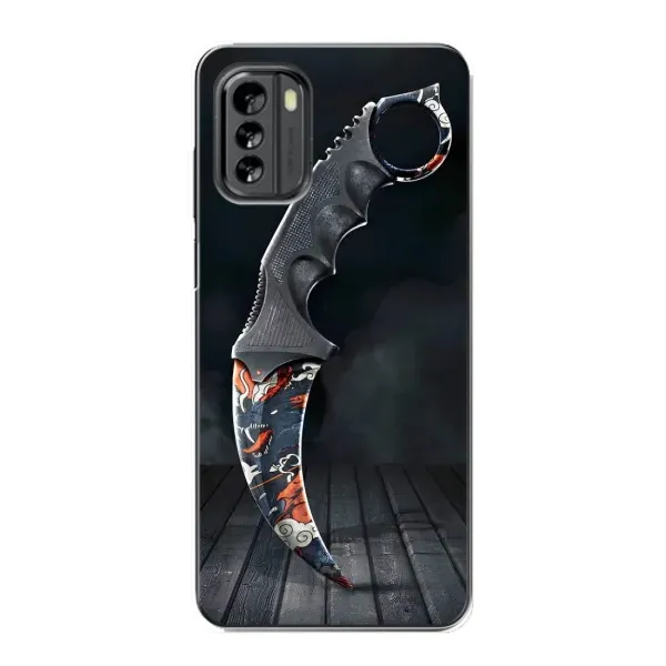Чехол с рисунком «Кинжал КС ГО» для Nokia G60 Чехол с рисунком «Кинжал КС ГО» для Nokia G60