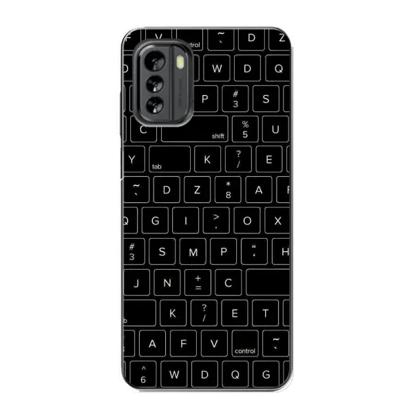 Чехол с рисунком «Клавиатура» для Nokia G60