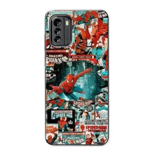Чехол Супергерой Человека Паука на Nokia G60 (Комиксы Человек Паук)
