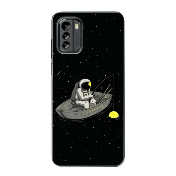 Чохол з малюнком «Космонавт на рибалці» для Nokia G60 Чохол з малюнком «Космонавт на рибалці» для Nokia G60