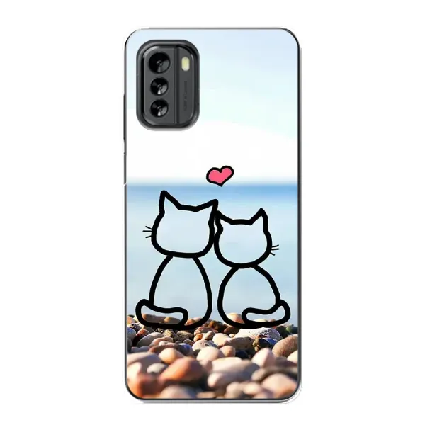 Чехол с рисунком «Котейки» для Nokia G60 Чехол с рисунком «Котейки» для Nokia G60