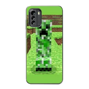 Чехлы для Nokia G60 (Персонажи Майн Крафт) (Крипер 2)