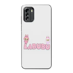 Чехол с принтом Лабубу для Nokia G60 (Логотип Лабубу)