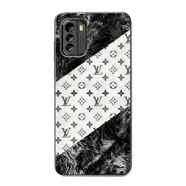 Чехол с рисунком «LV на белом» для Nokia G60 Чехол с рисунком «LV на белом» для Nokia G60