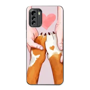 Чехол (ТПУ) Милые собачки для Nokia G60 (Любовь к собакам)