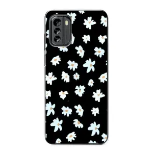 Чехол с ромашками на Nokia G60 (Маленькие ромашки)