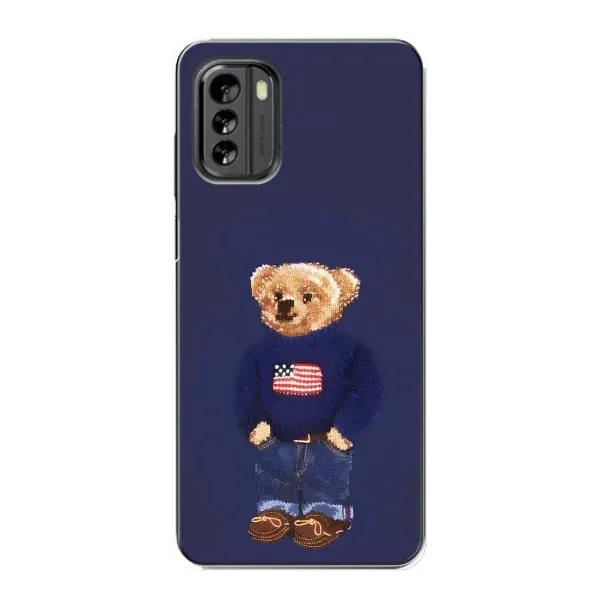Чехол с рисунком «Мишка USA» для Nokia G60 Чехол с рисунком «Мишка USA» для Nokia G60